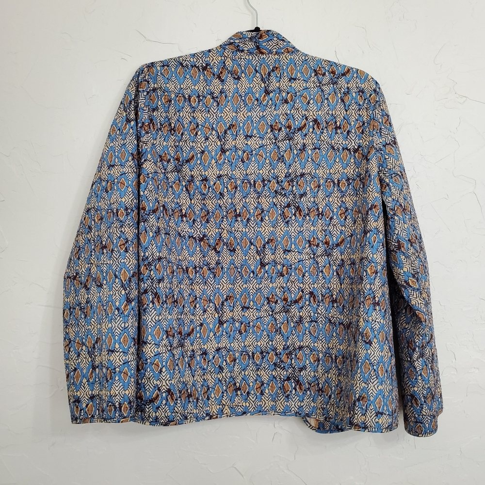 Quilted Reversible Patterned Lightweight Jacket - image 6